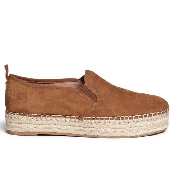 Sam Edelman Shoes - Sam Edelman Carrin Caramel Suede Espadrille Shoes